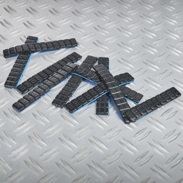 Masse d’équilibrage Noires – 10 pièces