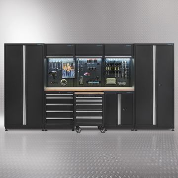 Meuble d'atelier 3 pans PREMIUM OAK 385