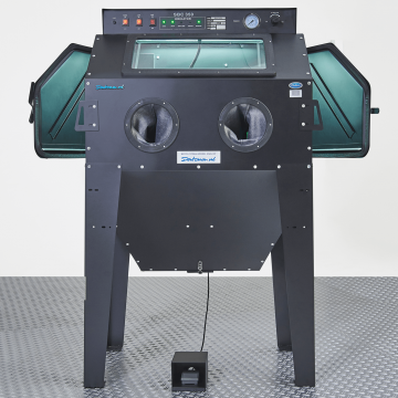 Cabine de sablage avec aspiration - 350 litres