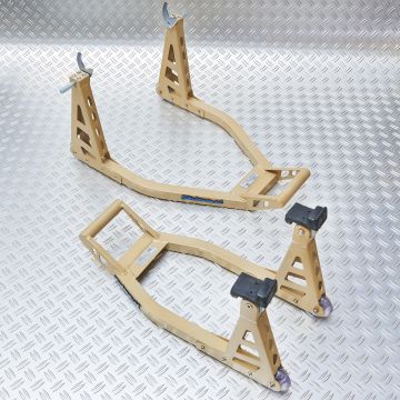 Béquille d’atelier MotoGP roue avant et arrière – Couleur or