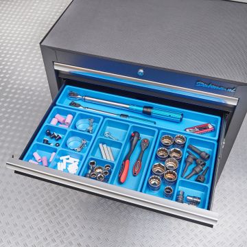 Compartiment pour jeux de clés à douilles