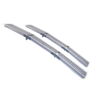 Rampe aluminium compacte - double pliable - 195 cm - 2 pièces