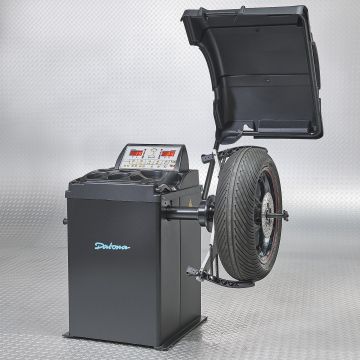 Équilibreuse numérique de pneus d’auto 230V (adaptateurs inclus)