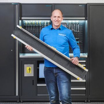Rampe télescopique aluminium - 120 cm - 2 pièces