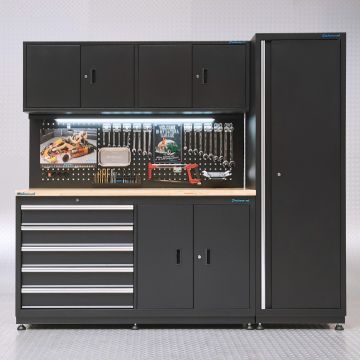 Établi 160 cm avec armoire latérale