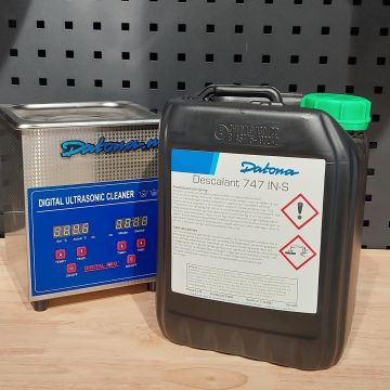 Nettoyeur à ultrasons 13 litres avec Descalant 747 inclus