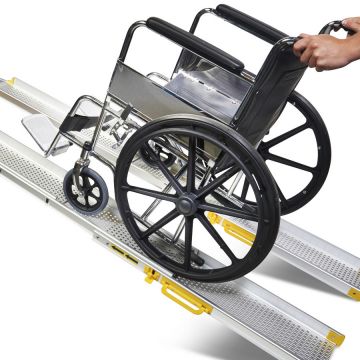 Rampe double télescopique - 240 cm - 2 pièces
