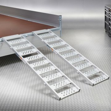 Rampe aluminium accrochable - 195 cm - 2 pièces