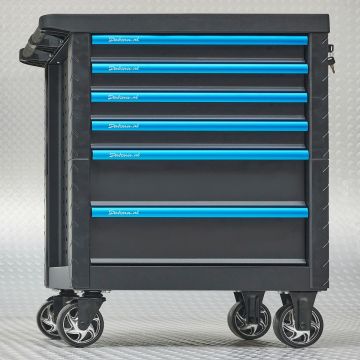 Servante Basic PRO 6 tiroirs - 3 tiroirs garnis