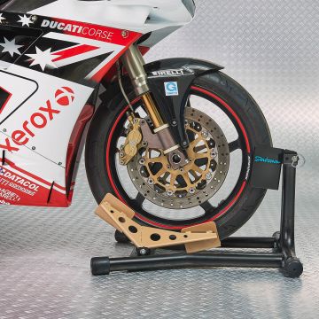 Support pour moto sport - roue avant