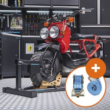 Support pour scooter + sangle d'arrimage