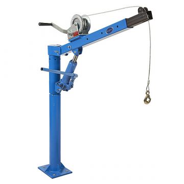 Grue de levage hydraulique sur remorque – 450 kg