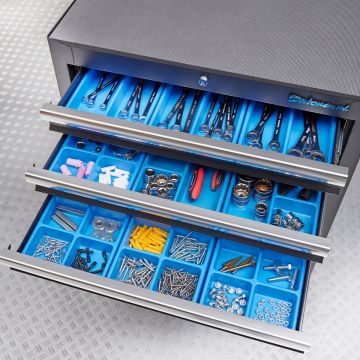 Compartiment pour la boîte à outils