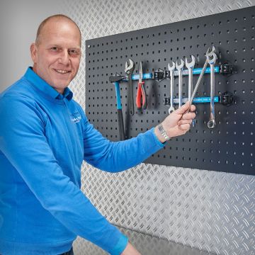 Barre magnétique de 25 cm pour Panneau perforé (lot de 3 pièces)