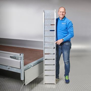 Rampe aluminium pliable 200 kg - 182 cm