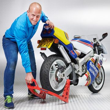 Béquille d'atelier arrière MotoGP - Rouge Honda