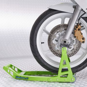Béquille d'atelier MotoGP roue avant - Verte Kawasaki