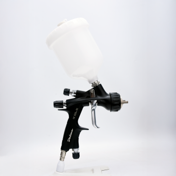Pistolet à peinture HVLP avec godet supérieur de 600 ml pour peinture et laque