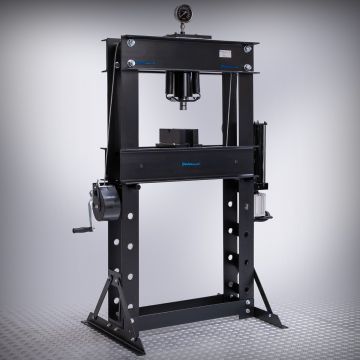 Presse d'atelier hydropneumatique - 50 tonnes + poinçons