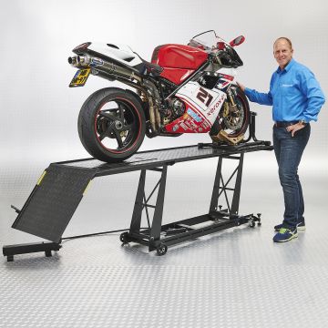 Table élévatrice moto hydropneumatique - noire