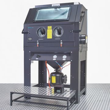 Cabine de sablage à pression – 990 litres + aspirateur externe