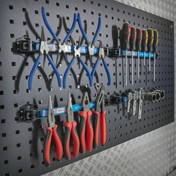 Barre magnétique de 25 cm pour Panneau perforé (lot de 4 pièces)
