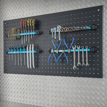 Barre magnétique de 40 cm pour Panneau perforé (lot de 4 pièces)