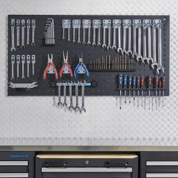 Kit rangement outils mural avec Panneau perforé