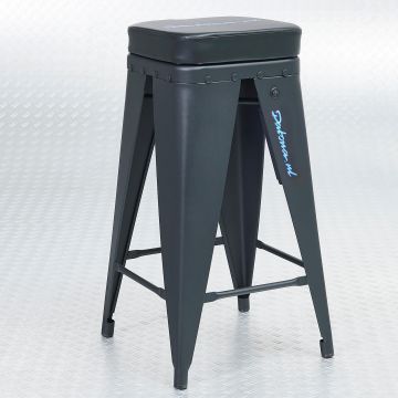 Tabouret d'atelier avec néon