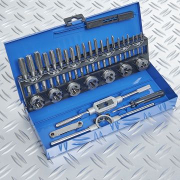 Kit de filetage M3 à M12 - 32 pièces