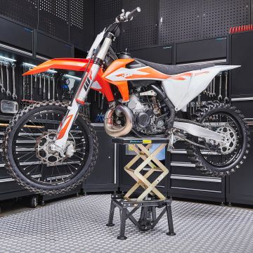 Table élévatrice hydraulique noire - motocross