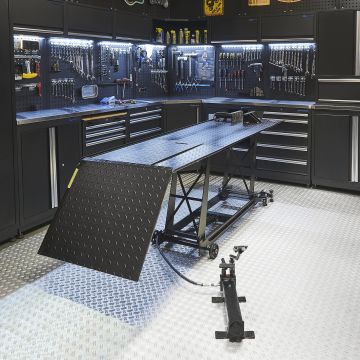 Table élévatrice moto hydraulique - noire