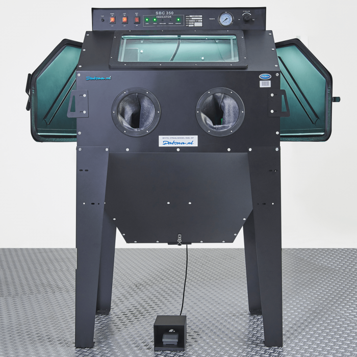 Cabine de sablage avec aspiration - 350 litres