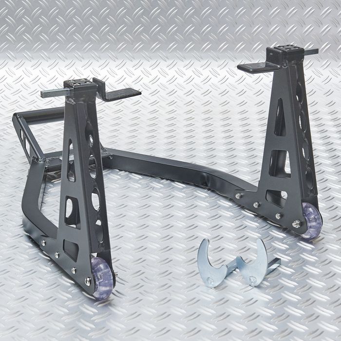 Béquille d'atelier MotoGP roue arrière - Noire Mat