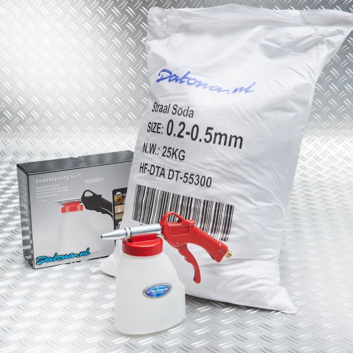 Pistolet de sablage à la soda + Soda
