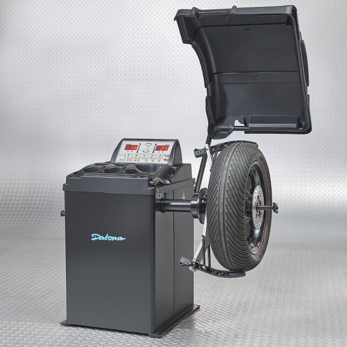 Équilibreuse numérique de pneus d’auto 230V (adaptateurs inclus)