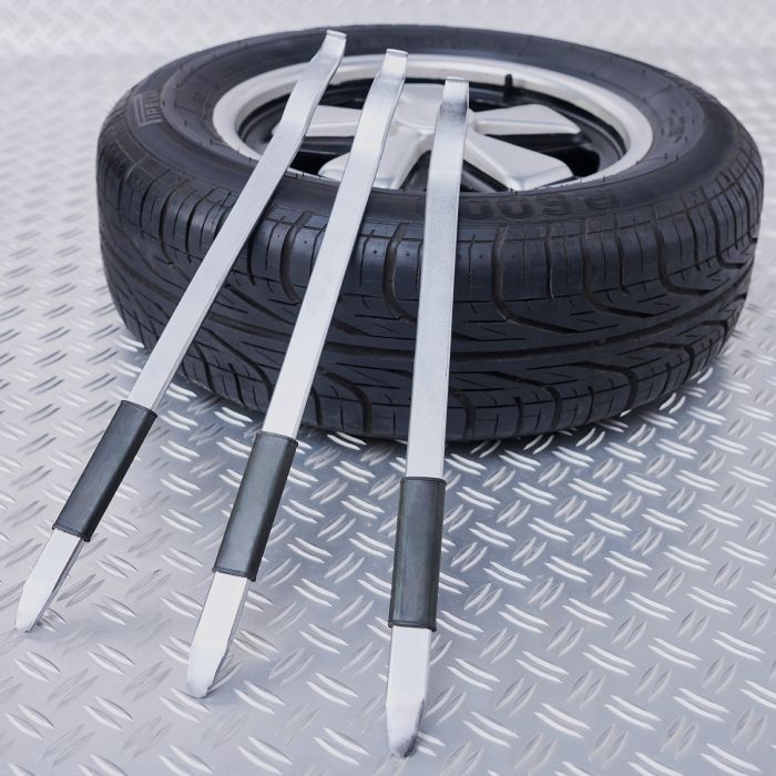 Jeu de démonte-pneus 50 cm de long - 3 pièces - pour pneus auto et moto
