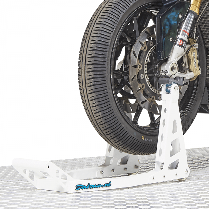 Béquille d'atelier MotoGP roue avant - Blanche BMW