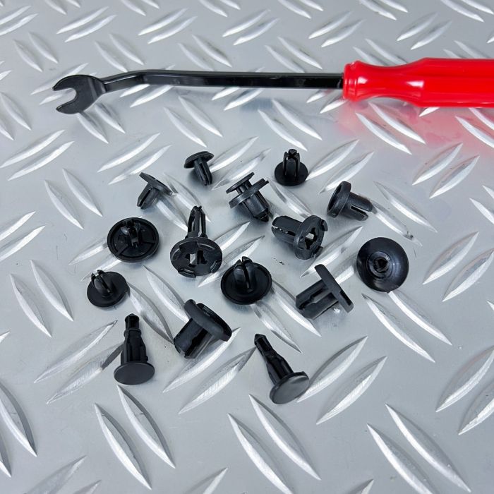 Clips automobiles - Set de 630 pièces avec Pinces de montage