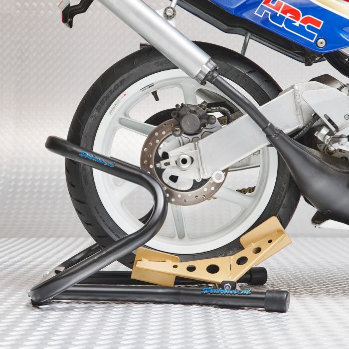 Eulenke Support de roue avant et arrière pour moto Support de transport