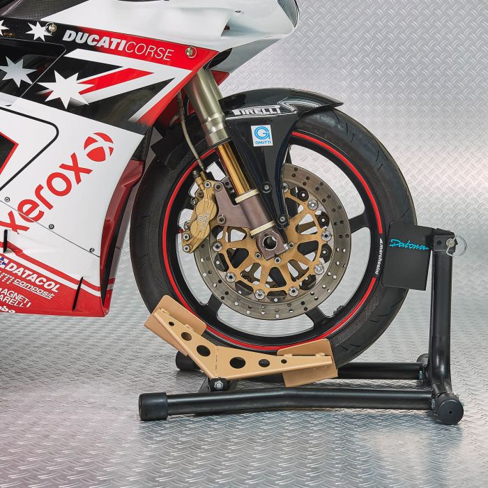 Support pour moto sport - roue avant