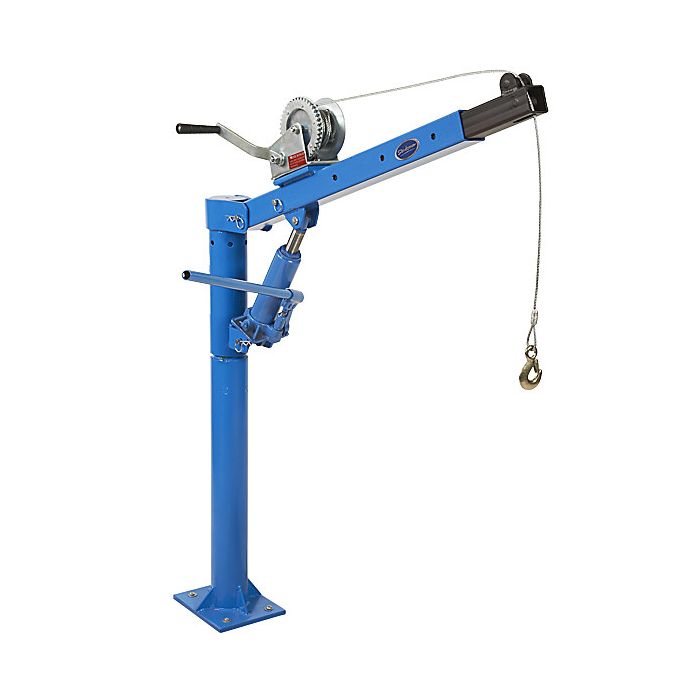 Grue de levage hydraulique sur remorque – 450 kg