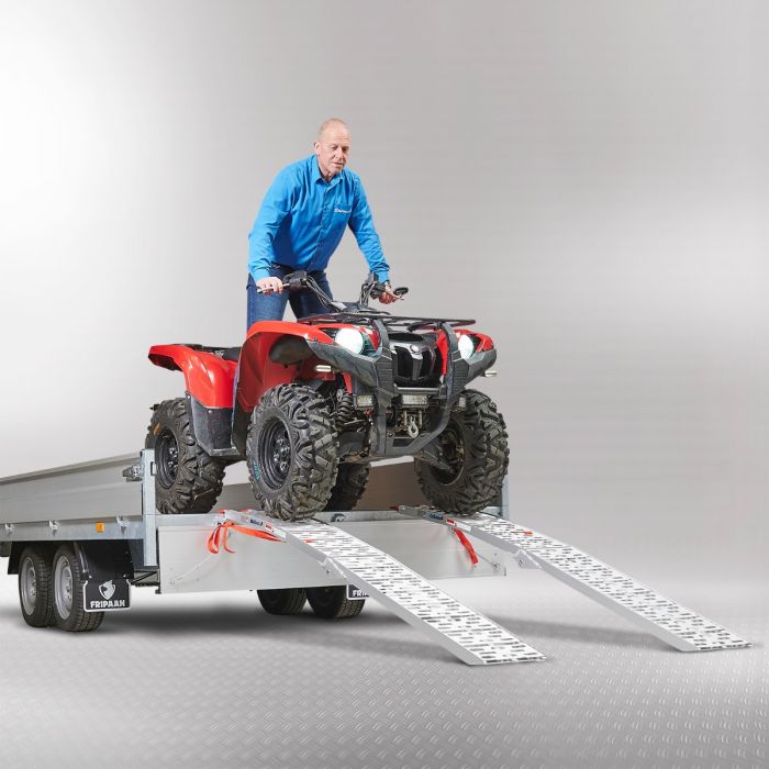 LARS360 Rampe de chargement pliable en aluminium antidérapant pour moto