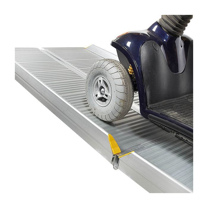 Rampe aluminium très solide - double pliable - 240 cm