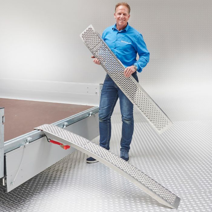 Rampe aluminium 200 kg - 150 cm - 2 pièces