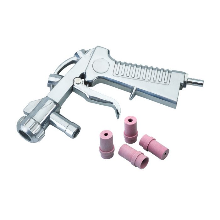 Pistolet de sablage à gâchette + buses